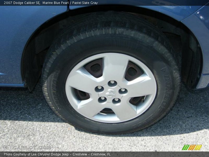 Marine Blue Pearl / Pastel Slate Gray 2007 Dodge Caliber SE