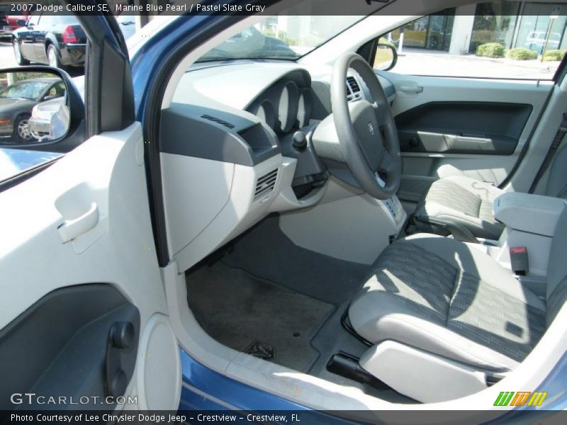 Marine Blue Pearl / Pastel Slate Gray 2007 Dodge Caliber SE