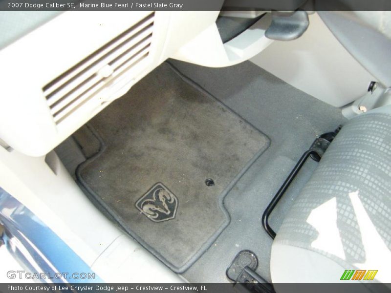 Marine Blue Pearl / Pastel Slate Gray 2007 Dodge Caliber SE