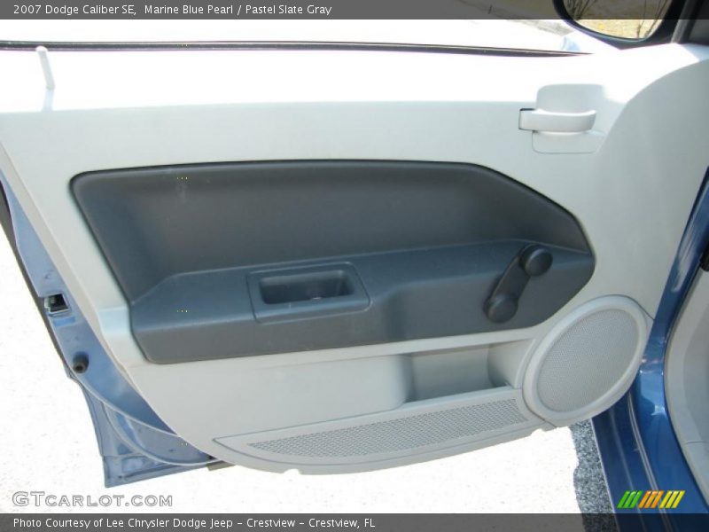 Marine Blue Pearl / Pastel Slate Gray 2007 Dodge Caliber SE