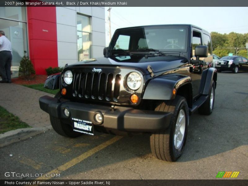Black / Dark Khaki/Medium Khaki 2007 Jeep Wrangler Sahara 4x4