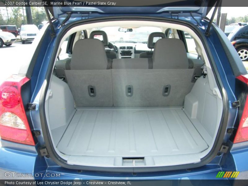 Marine Blue Pearl / Pastel Slate Gray 2007 Dodge Caliber SE