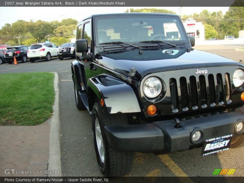 Black / Dark Khaki/Medium Khaki 2007 Jeep Wrangler Sahara 4x4