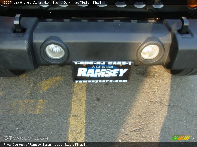 Black / Dark Khaki/Medium Khaki 2007 Jeep Wrangler Sahara 4x4