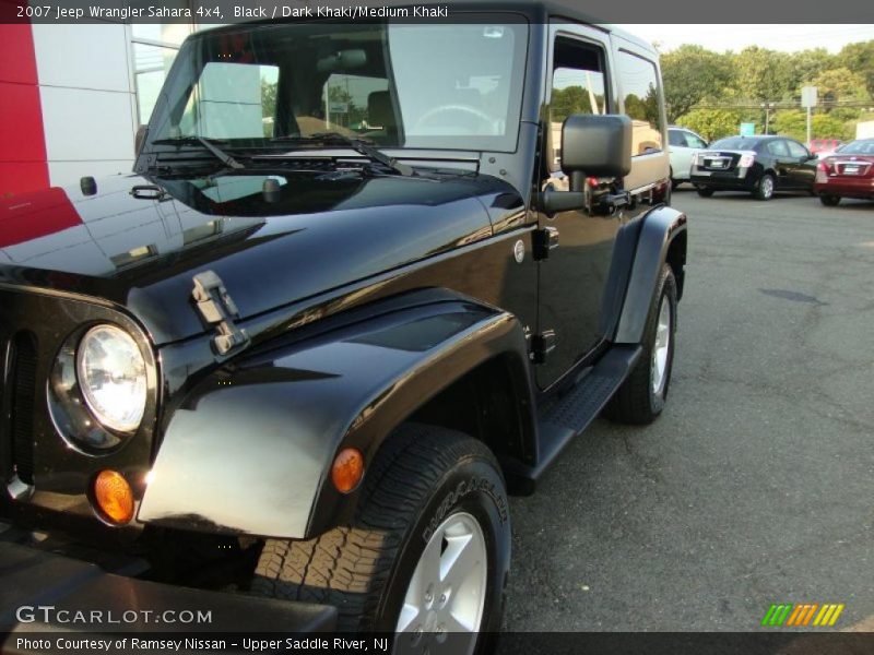Black / Dark Khaki/Medium Khaki 2007 Jeep Wrangler Sahara 4x4