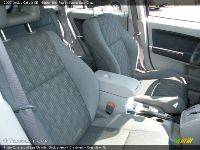 Marine Blue Pearl / Pastel Slate Gray 2007 Dodge Caliber SE