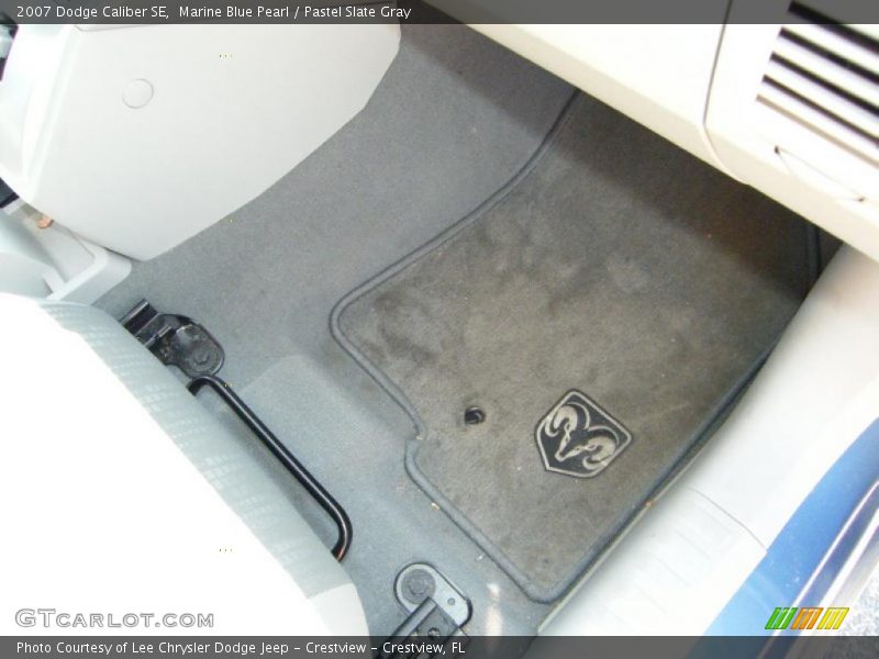 Marine Blue Pearl / Pastel Slate Gray 2007 Dodge Caliber SE