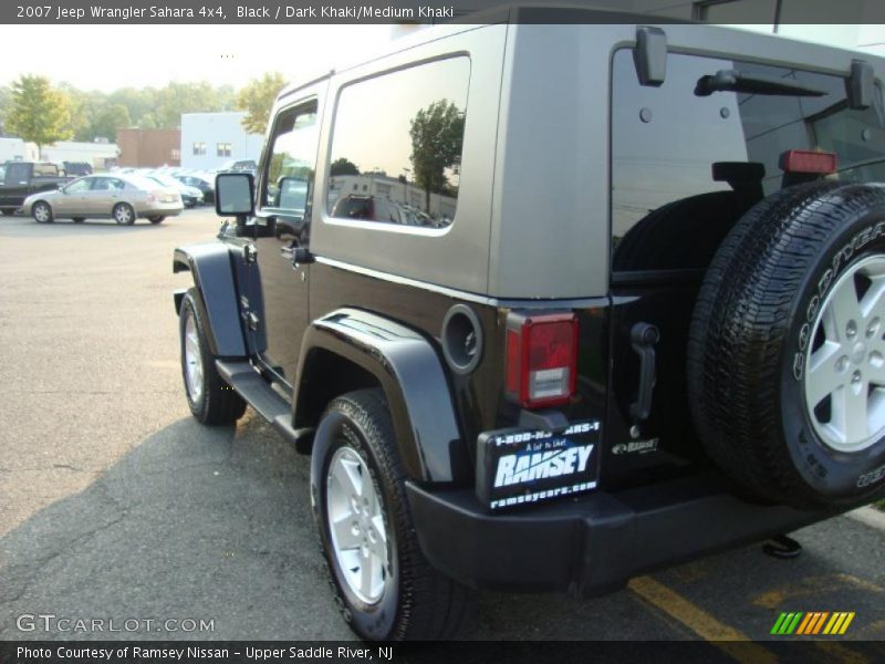 Black / Dark Khaki/Medium Khaki 2007 Jeep Wrangler Sahara 4x4