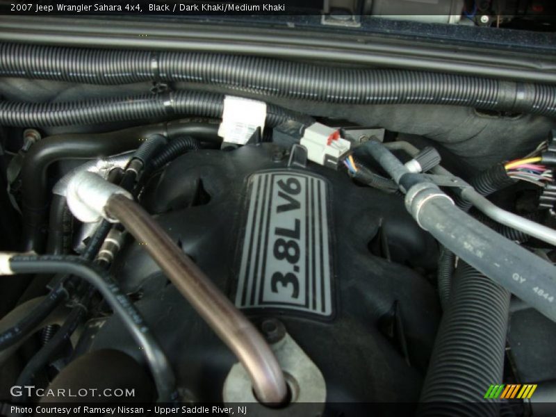 Black / Dark Khaki/Medium Khaki 2007 Jeep Wrangler Sahara 4x4