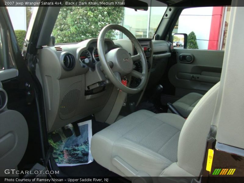 Black / Dark Khaki/Medium Khaki 2007 Jeep Wrangler Sahara 4x4
