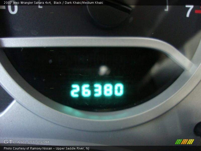 Black / Dark Khaki/Medium Khaki 2007 Jeep Wrangler Sahara 4x4