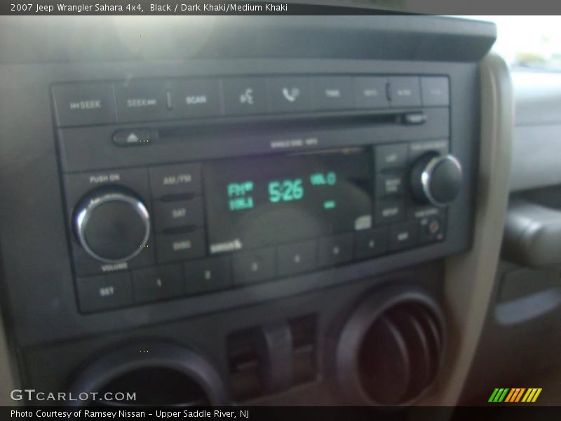 Black / Dark Khaki/Medium Khaki 2007 Jeep Wrangler Sahara 4x4