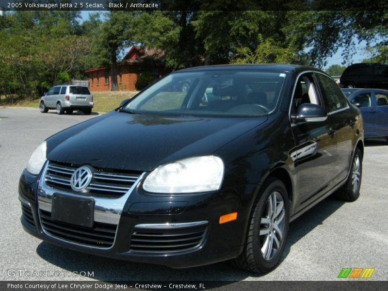 Black / Anthracite 2005 Volkswagen Jetta 2.5 Sedan