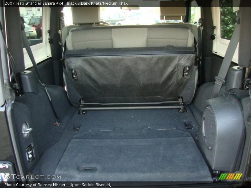 Black / Dark Khaki/Medium Khaki 2007 Jeep Wrangler Sahara 4x4