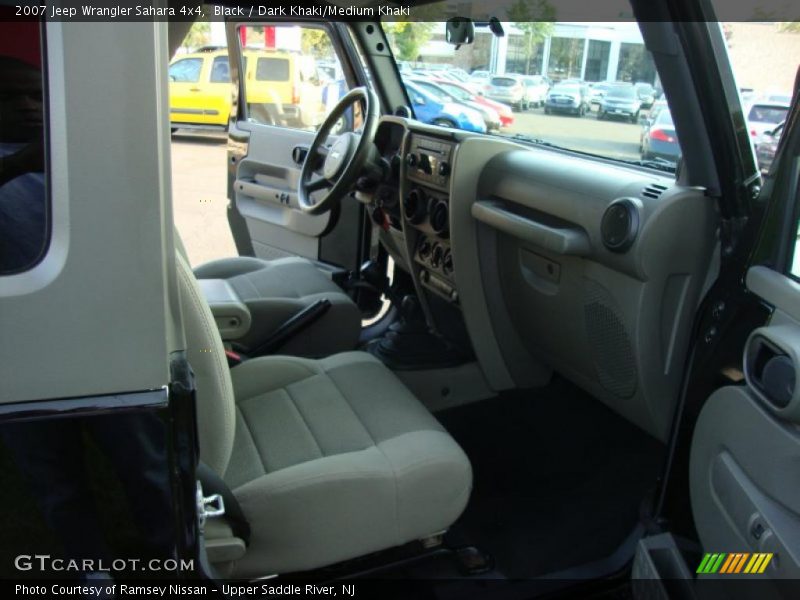 Black / Dark Khaki/Medium Khaki 2007 Jeep Wrangler Sahara 4x4
