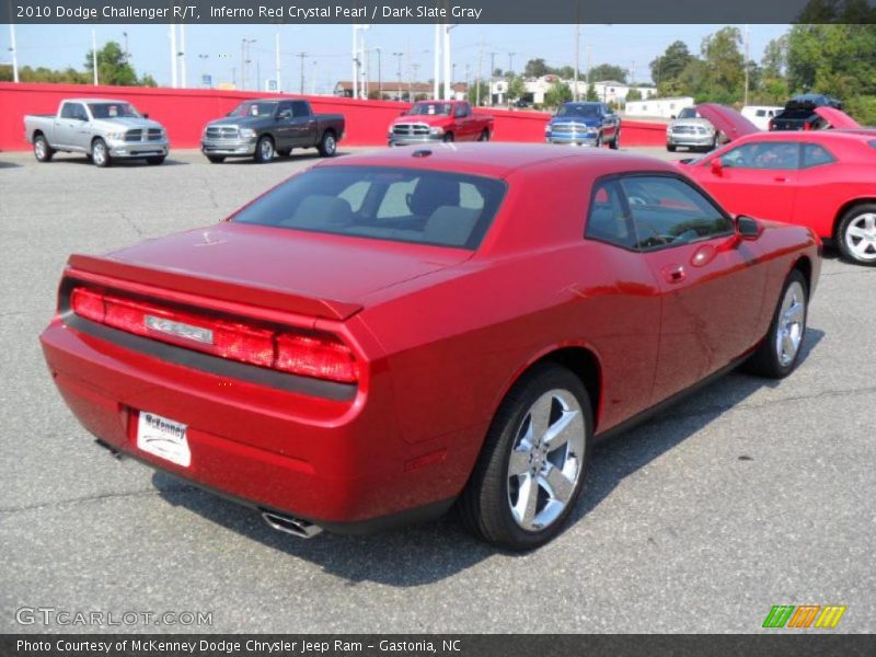 Inferno Red Crystal Pearl / Dark Slate Gray 2010 Dodge Challenger R/T