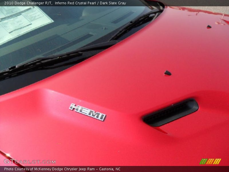 Inferno Red Crystal Pearl / Dark Slate Gray 2010 Dodge Challenger R/T