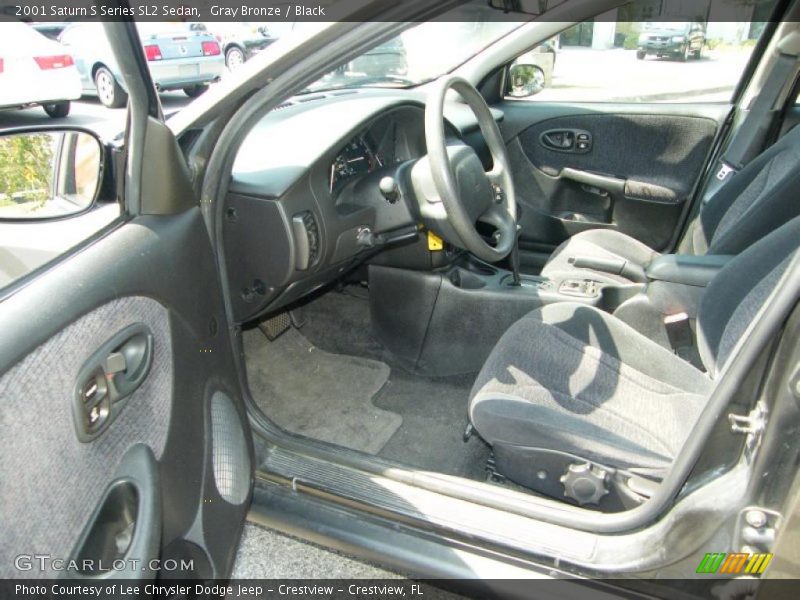 Gray Bronze / Black 2001 Saturn S Series SL2 Sedan