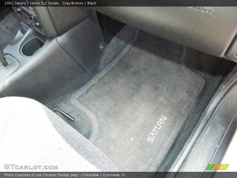 Gray Bronze / Black 2001 Saturn S Series SL2 Sedan