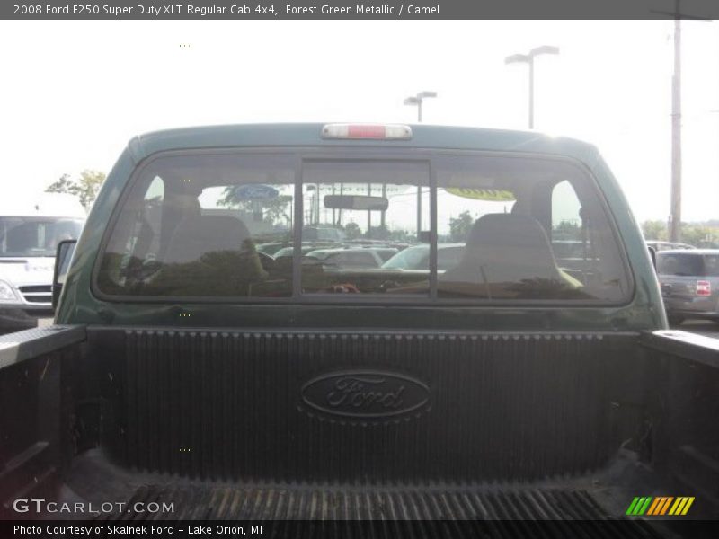 Forest Green Metallic / Camel 2008 Ford F250 Super Duty XLT Regular Cab 4x4