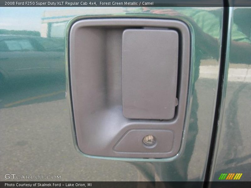 Forest Green Metallic / Camel 2008 Ford F250 Super Duty XLT Regular Cab 4x4