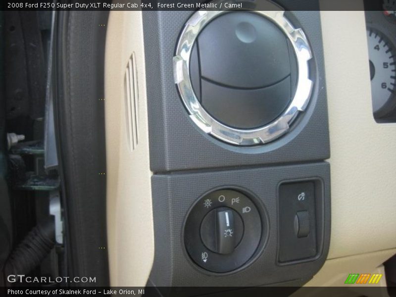 Forest Green Metallic / Camel 2008 Ford F250 Super Duty XLT Regular Cab 4x4