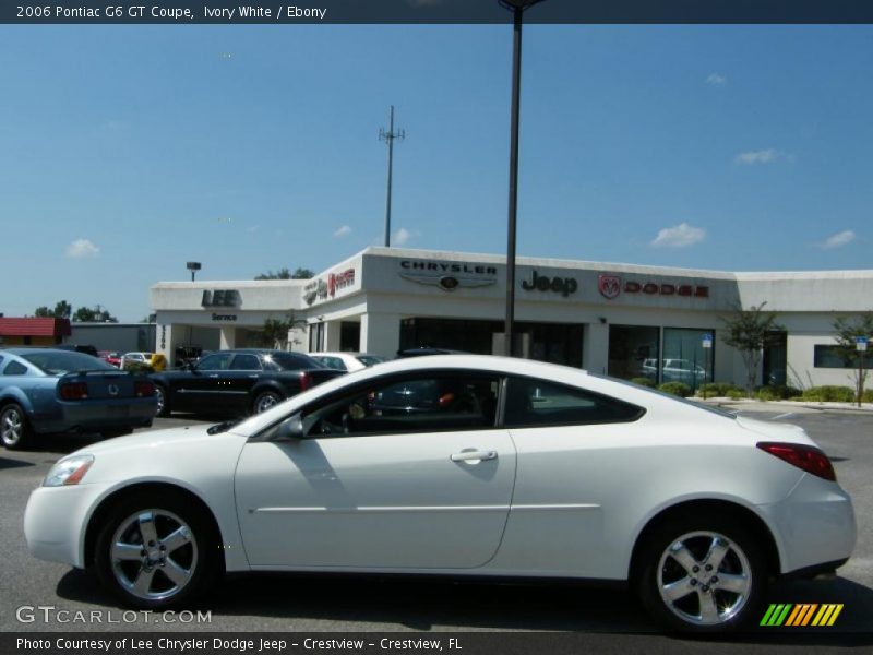 Ivory White / Ebony 2006 Pontiac G6 GT Coupe
