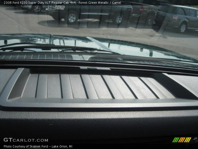 Forest Green Metallic / Camel 2008 Ford F250 Super Duty XLT Regular Cab 4x4
