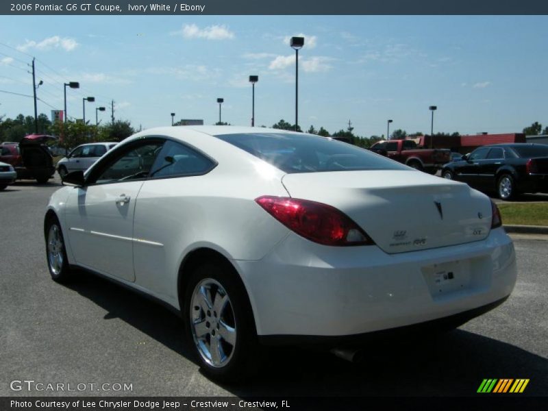 Ivory White / Ebony 2006 Pontiac G6 GT Coupe