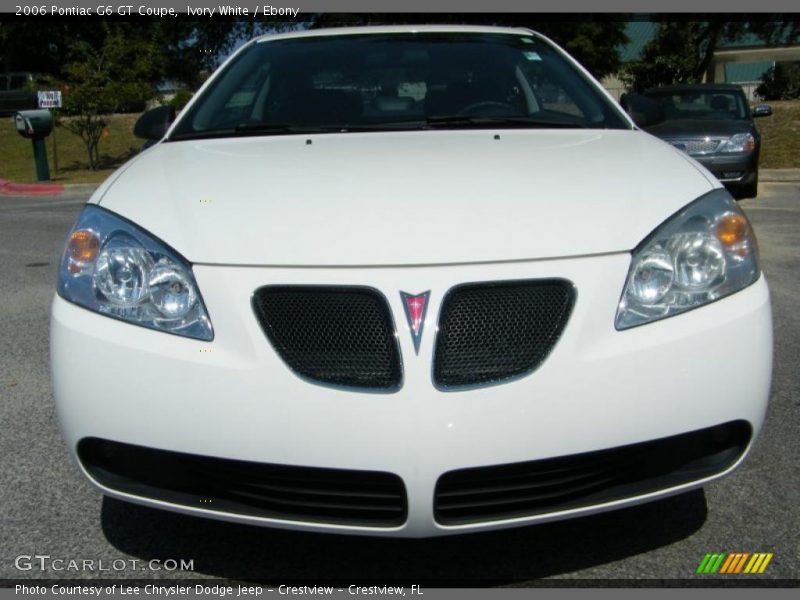 Ivory White / Ebony 2006 Pontiac G6 GT Coupe