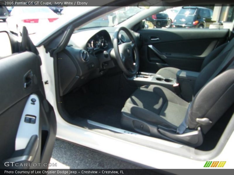 Ivory White / Ebony 2006 Pontiac G6 GT Coupe