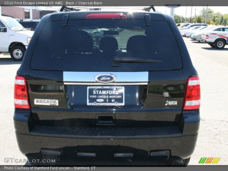 Black / Charcoal Black 2010 Ford Escape Limited V6 4WD