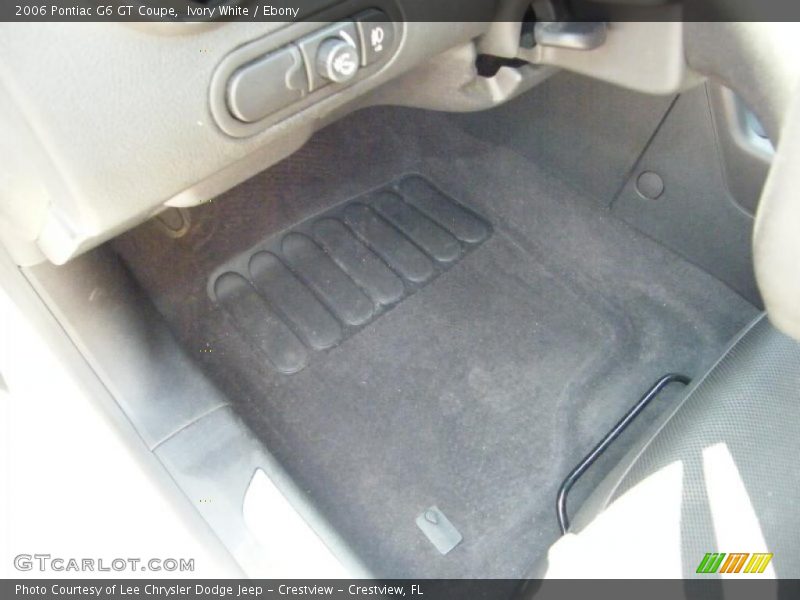 Ivory White / Ebony 2006 Pontiac G6 GT Coupe