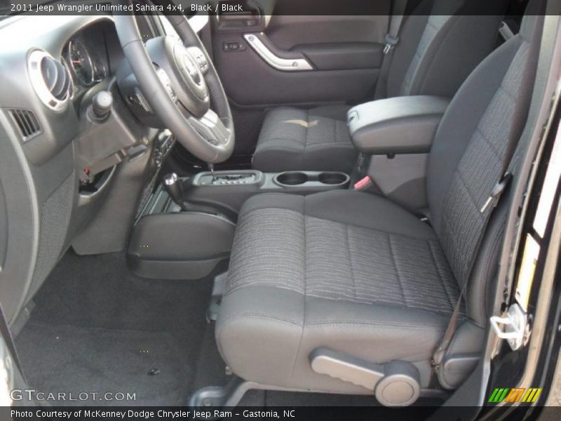 Black / Black 2011 Jeep Wrangler Unlimited Sahara 4x4