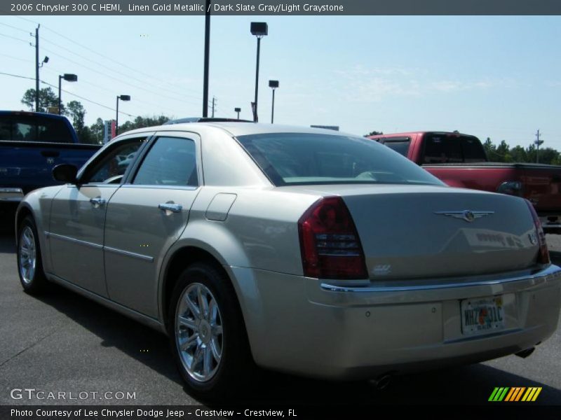 Linen Gold Metallic / Dark Slate Gray/Light Graystone 2006 Chrysler 300 C HEMI