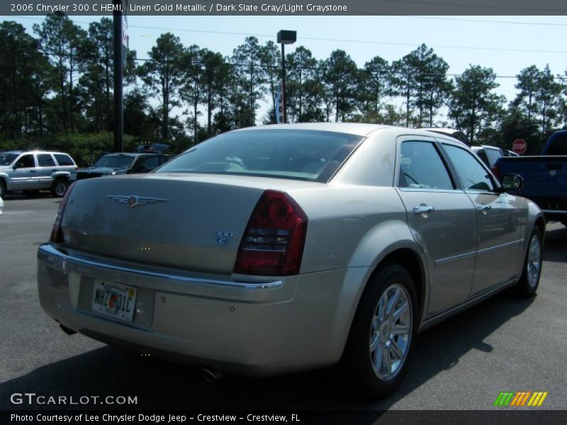 Linen Gold Metallic / Dark Slate Gray/Light Graystone 2006 Chrysler 300 C HEMI