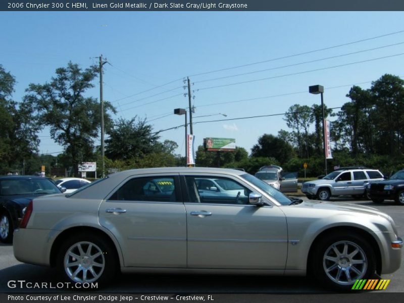 Linen Gold Metallic / Dark Slate Gray/Light Graystone 2006 Chrysler 300 C HEMI