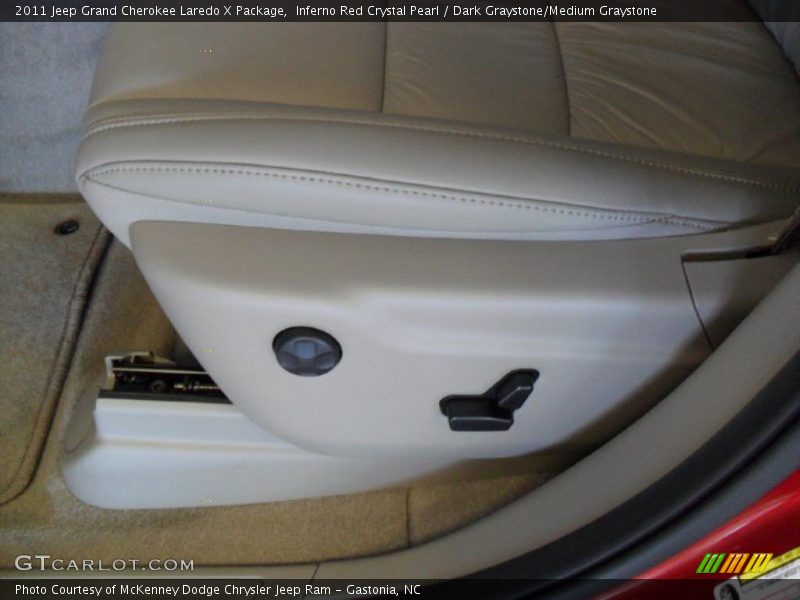 Inferno Red Crystal Pearl / Dark Graystone/Medium Graystone 2011 Jeep Grand Cherokee Laredo X Package