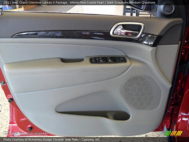Inferno Red Crystal Pearl / Dark Graystone/Medium Graystone 2011 Jeep Grand Cherokee Laredo X Package