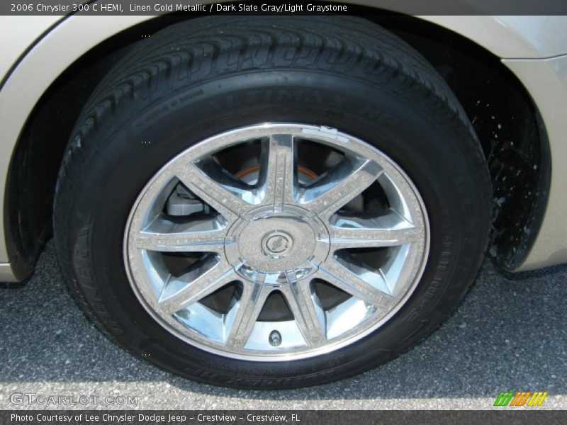 Linen Gold Metallic / Dark Slate Gray/Light Graystone 2006 Chrysler 300 C HEMI