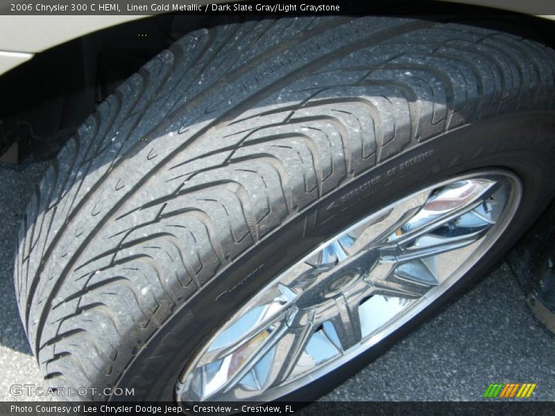 Linen Gold Metallic / Dark Slate Gray/Light Graystone 2006 Chrysler 300 C HEMI