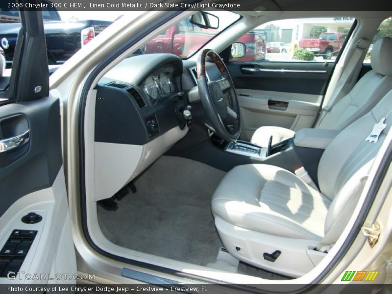Linen Gold Metallic / Dark Slate Gray/Light Graystone 2006 Chrysler 300 C HEMI