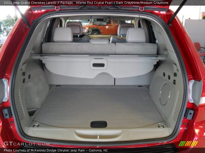 Inferno Red Crystal Pearl / Dark Graystone/Medium Graystone 2011 Jeep Grand Cherokee Laredo X Package