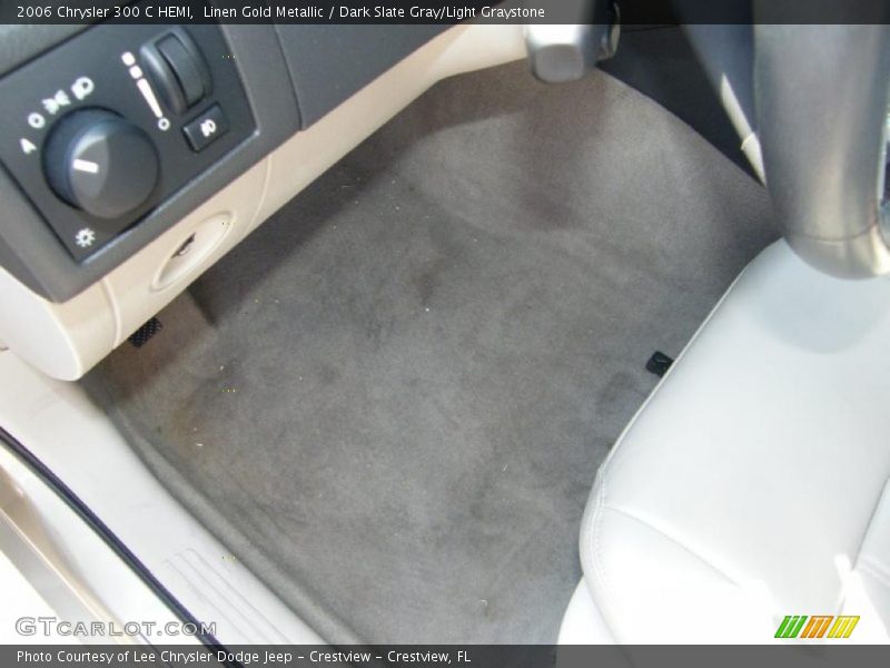 Linen Gold Metallic / Dark Slate Gray/Light Graystone 2006 Chrysler 300 C HEMI