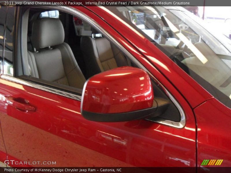 Inferno Red Crystal Pearl / Dark Graystone/Medium Graystone 2011 Jeep Grand Cherokee Laredo X Package