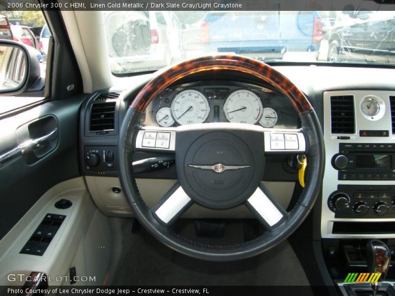 Linen Gold Metallic / Dark Slate Gray/Light Graystone 2006 Chrysler 300 C HEMI