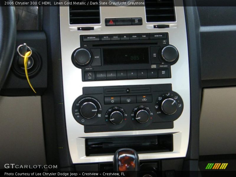 Linen Gold Metallic / Dark Slate Gray/Light Graystone 2006 Chrysler 300 C HEMI