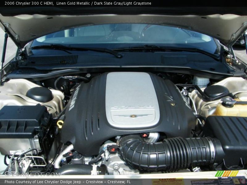 Linen Gold Metallic / Dark Slate Gray/Light Graystone 2006 Chrysler 300 C HEMI