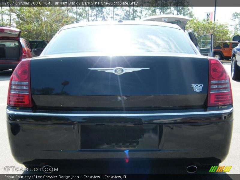 Brilliant Black / Dark Slate Gray/Light Slate Gray 2007 Chrysler 300 C HEMI