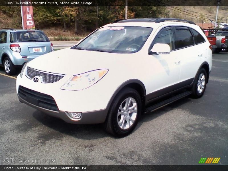 Stone White / Beige 2009 Hyundai Veracruz Limited